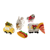 "Pigeon Ornament" - Ornaments in gray by Global Goods Partners
