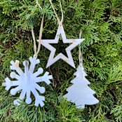 "Sustainable Horn Evergreen Tree Ornament" - Ornaments in multicolorassorted-colors by Powered By People