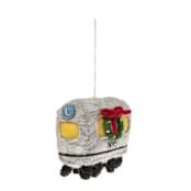"Felt Subway Ornament" - Ornaments in gray by Global Goods Partners