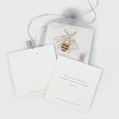 "Fieldmouse hanging ornament" - Ornaments in gold by Joanna Buchanan