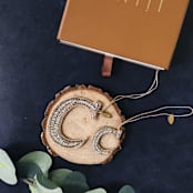 "Personalized Handmade Letter Ornament - Large C" - Ornaments in silver by Courtney Bedi