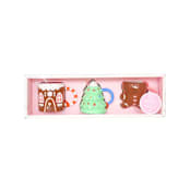 "Baking Spirits Bright Mug Ornament - Set of 3" - Ornaments in multicolor by Jollity and Co