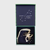 "Scorpio hanging ornament" - Ornaments in gold by Joanna Buchanan