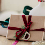 "Personalized Handmade Letter Ornament - Large D" - Ornaments in silver by Courtney Bedi
