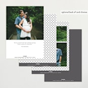 "Soon to Be" - Pregnancy Announcements in Slate by Olivia Raufman - Back of Card Options