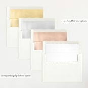 "Signed By Us" - Pregnancy Announcements in Moon by Nicole Walsh - Envelope Liner Options