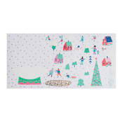 "Snow Day Build Your Own Snow Globe Sticker Set" - Party Favors in multicolor by Jollity and Co