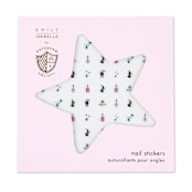 "Spellbound Nail Stickers - Set of 1 Sheet, 100 Nail Stickers" - Party Favors in multicolorassorted-colors by Jollity and Co