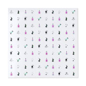 "Spellbound Nail Stickers - Set of 1 Sheet, 100 Nail Stickers" - Party Favors in multicolorassorted-colors by Jollity and Co