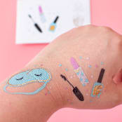 "Sweet Dreams Temporary Tattoos" - Party Favors in multicolor by Jollity and Co