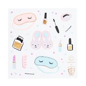 "Sweet Dreams Stickers - Set of 4" - Party Favors in multicolor by Jollity and Co