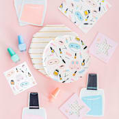 "Sweet Dreams Stickers - Set of 4" - Party Favors in multicolor by Jollity and Co