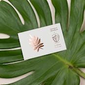 "Tropicale Temporary Tattoos" - Party Favors in green by Jollity and Co