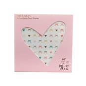"Bows Nail Stickers - Set of 1 Sheet, 100 Nail Stickers" - Party Favors in multicolor by Jollity and Co