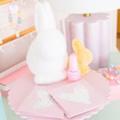 "Bows Nail Stickers - Set of 1 Sheet, 100 Nail Stickers" - Party Favors in multicolor by Jollity and Co