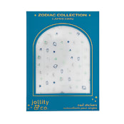 "Zodiac Capricorn Nail Stickers - Set of 1 Sheet, 100 Nail Stickers" - Party Favors in multicolor by Jollity and Co