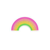 "Large Rainbow Eraser - Set of 1" - Party Favors in multicolorassorted-colors by Jollity and Co