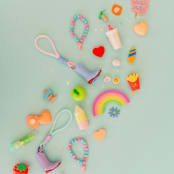 "Large Rainbow Eraser - Set of 1" - Party Favors in multicolorassorted-colors by Jollity and Co