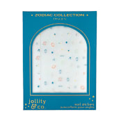 "Zodiac Pisces Nail Stickers - Set of 1 Sheet, 100 Nail Stickers" - Party Favors in multicolor by Jollity and Co