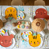 "Little Celebrations Stickers - Set of 4" - Party Favors in multicolor by Jollity and Co