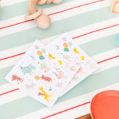 "Little Celebrations Stickers - Set of 4" - Party Favors in multicolor by Jollity and Co