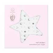 "Spooked Nail Stickers - Set of 1 Sheet, 100 Nail Stickers" - Party Favors in white by Jollity and Co