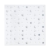 "Spooked Nail Stickers - Set of 1 Sheet, 100 Nail Stickers" - Party Favors in white by Jollity and Co