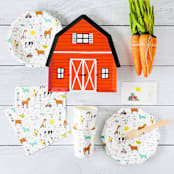 "On the Farm Temporary Tattoos - Pack of 2" - Party Favors in multicolor by Jollity and Co