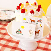 "On the Farm Temporary Tattoos - Pack of 2" - Party Favors in multicolor by Jollity and Co