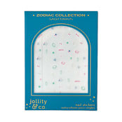 "Zodiac Sagittarius Nail Stickers - Set of 1 Sheet, 100 Nail Stickers" - Party Favors in multicolor by Jollity and Co