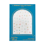 "Zodiac Leo Nail Stickers - Set of 1 Sheet, 100 Nail Stickers" - Party Favors in multicolor by Jollity and Co