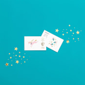 "Magical Christmas Temporary Tattoos" - Party Favors in multicolor by Jollity and Co