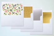 "Watercolor Wreath" - Party Invitations in Grapefruit by Yao Cheng Design - Envelope Liner Options