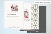 "West Coast" - Party Invitations in Charcoal by Megan Davis - Back of Card Options