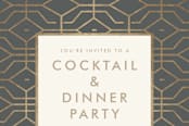 "West Coast" - Party Invitations in Charcoal by Megan Davis - Detail