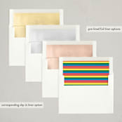 "Remix" - Party Invitations in ACDC by Hudson meet Rose - Envelope Liner Options