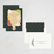 "Charcuterie Party" - Party Invitations in Rosemary by Kacey Kendrick Wagner - Assembled