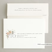 "Garden Brunch" - Party Invitations in Petal by Itsy Belle Studio - FREE Recipient Addressing