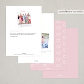 "Brunch and Bubbly" - Party Invitations in Coral by Stephanie Acedillo - Back of Card Options
