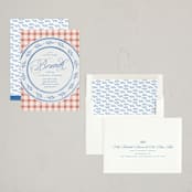"Classic Brunch" - Party Invitations in Bluebell by Olivia Raufman - Assembled