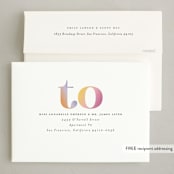 "Gradient Party" - Party Invitations in Fruitcake by Vera Lim - FREE Recipient Addressing