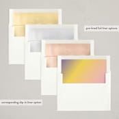 "Gradient Party" - Party Invitations in Fruitcake by Vera Lim - Envelope Liner Options