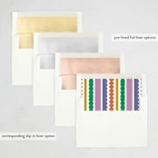 "Good excuses" - Party Invitations in Rainbow by Inkblot Design - Envelope Liner Options