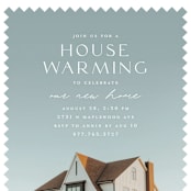 "house warming" - Party Invitations in Dove by Anastasia Makarova - Detail