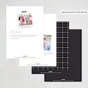 "Toast" - Party Invitations in Sesame by Jennifer Lew - Back of Card Options