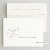 "Toast" - Party Invitations in Sesame by Jennifer Lew - FREE Recipient Addressing