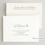 "It's a party" - Party Invitations in Sherbet by Pixel and Hank - FREE Recipient Addressing