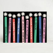 "Birthday Candles" - Party Invitations in Confetti by Jenna Holcomb - Front