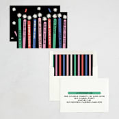 "Birthday Candles" - Party Invitations in Confetti by Jenna Holcomb - Assembled