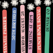 "Birthday Candles" - Party Invitations in Confetti by Jenna Holcomb - Detail